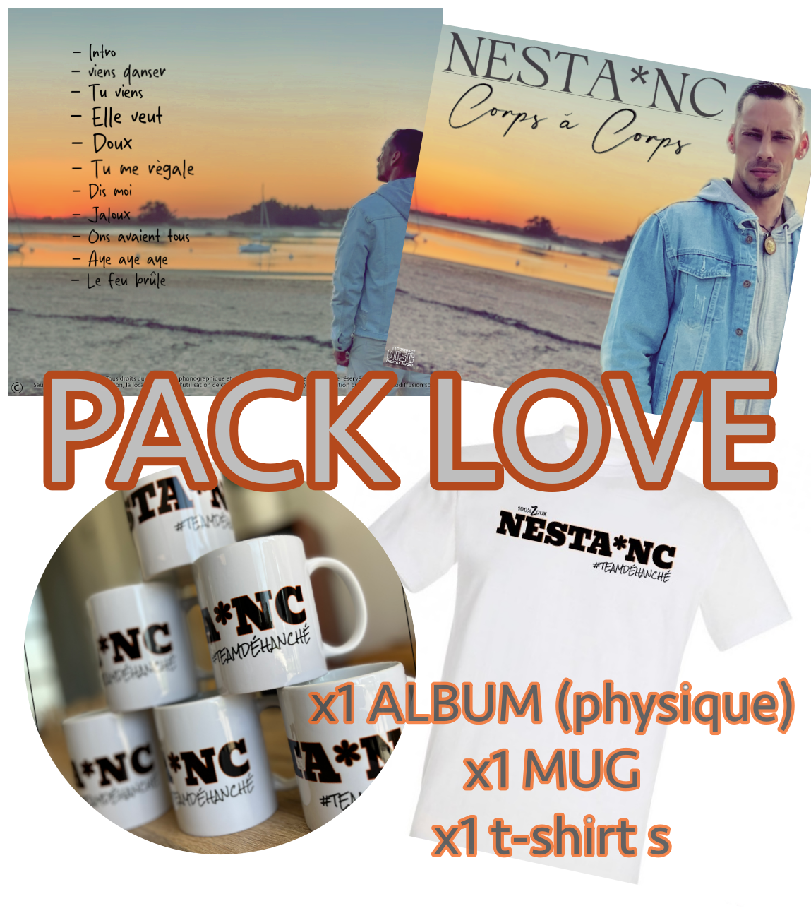 PACK LOVE - Album/Mug/T-shirt S